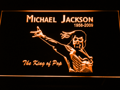 Michael Jackson 1958-2009 LED Neon Sign